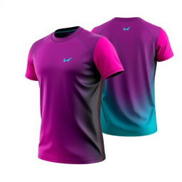 A high-quality image of a sporty t-shirt designed for athletic activities