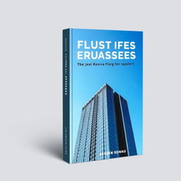 A professional book cover design featuring a high-rise building