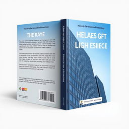 A professional book cover design featuring a high-rise building