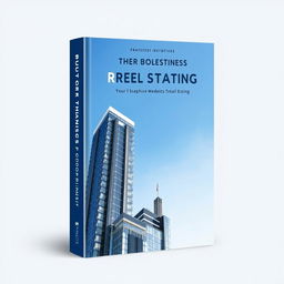 A professional book cover design featuring a high-rise building