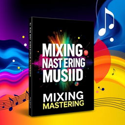 A vibrant and artistic cover image representing the themes of mixing and mastering music