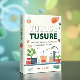 A book cover design for a book about tissue culture