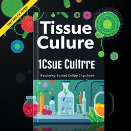 A book cover design for a book about tissue culture