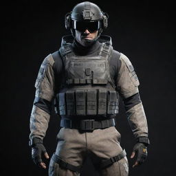 A jaw-droppingly epic and cool $100,000,000 Call of Duty outfit, boasting high-tech, cutting-edge gear, and space-age design with unmatched tactical prowess.