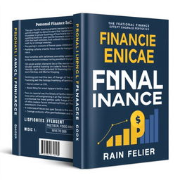 A professional and sleek book cover design for a personal finance book