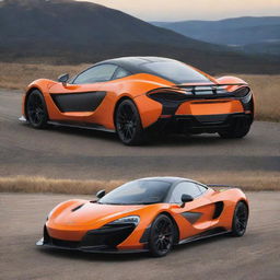 An intriguing merger showcasing the aerodynamic, sporty form of a McLaren with the sturdy, all-terrain design elements of a Subaru.