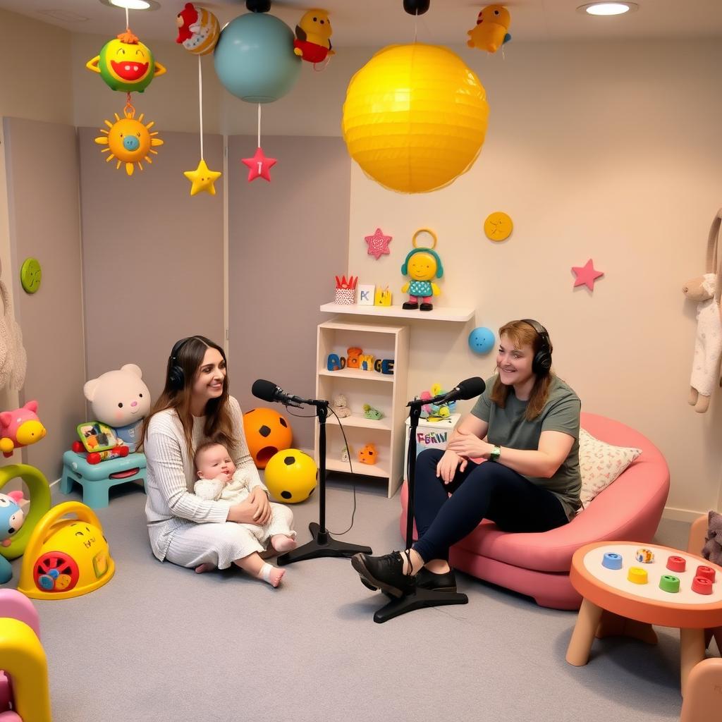 A podcast set in a sensory stimulation room for babies