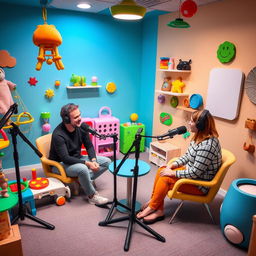 A podcast set in a sensory stimulation room for babies