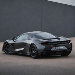 A striking hybrid car featuring the aerodynamic, sport-inspired design of a McLaren combined with the elegant, fluid design cues of a Mazda.