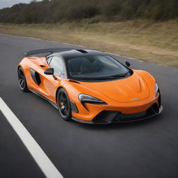 A distinctive vehicle merging the aerodynamic, performance-oriented design of a McLaren supercar with the practicality and reliability of a Toyota.