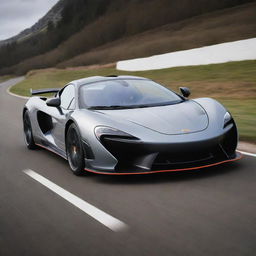 A distinctive vehicle merging the aerodynamic, performance-oriented design of a McLaren supercar with the practicality and reliability of a Toyota.