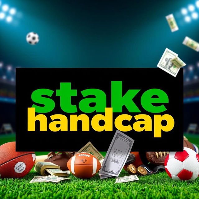 Create a vibrant and eye-catching YouTube thumbnail for a video about sports betting