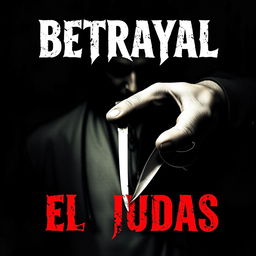 Create an album cover for a music track themed around betrayal