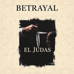 Create an album cover for a music track themed around betrayal