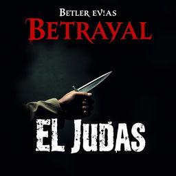 Create an album cover for a music track themed around betrayal