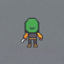 A very simple pixel art of an enemy for a 2D video game