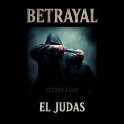 Create an album cover for a music track themed around betrayal