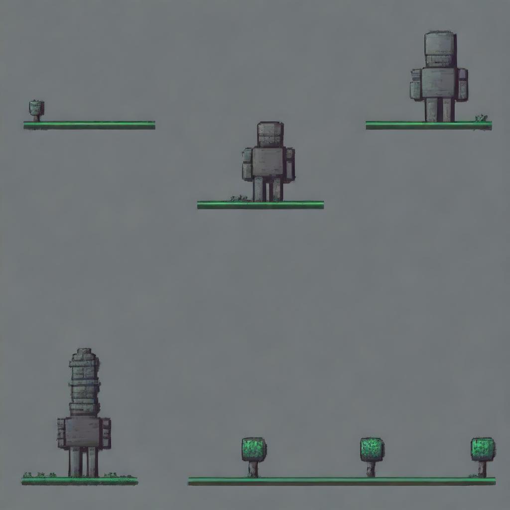 Pixel art of an enemy for my 2D video game