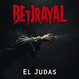 Create an album cover for a music track themed around betrayal and deceit