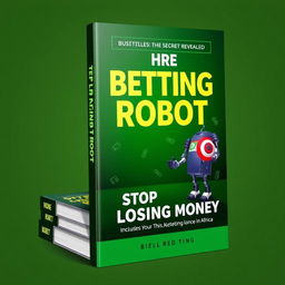 Create an ebook cover about 'The Betting Robot'