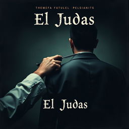 Create an album cover for a music track themed around betrayal and deceit