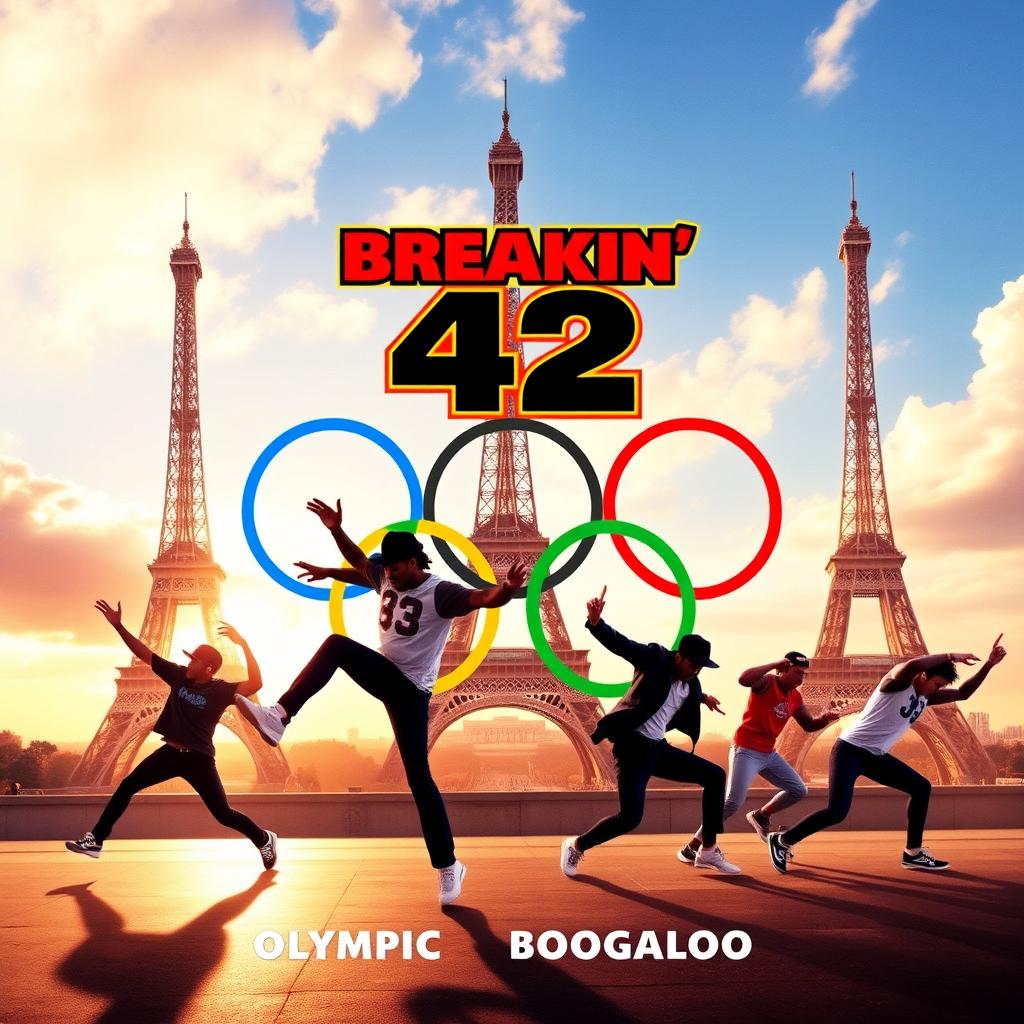 Create a movie poster for 'Breakin' 42: Olympic Boogaloo