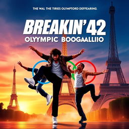 Create a movie poster for 'Breakin' 42: Olympic Boogaloo