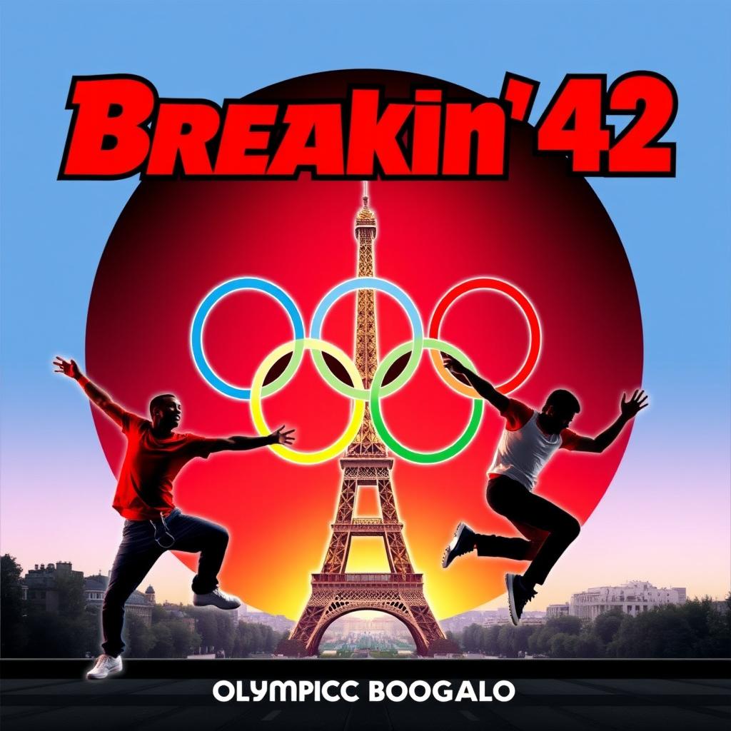 Create a movie poster for 'Breakin' 42: Olympic Boogaloo