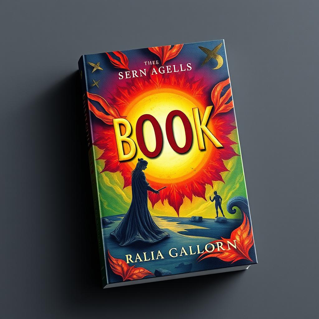 Create a captivating book cover with an intriguing design