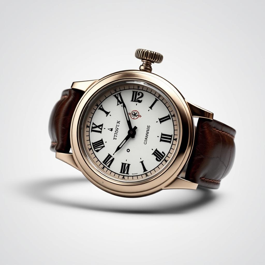 A vintage-style mafia-related watch without engravings