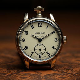 A vintage-style mafia-related watch without engravings