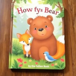 A book cover featuring a gentle-eyed brown bear, a golden-furred fox, and a small blue bird