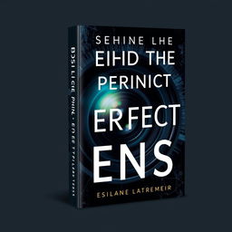 Create a book cover for a book titled 'Behind the Perfect Lens'