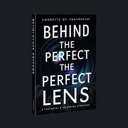 Create a book cover for a book titled 'Behind the Perfect Lens'