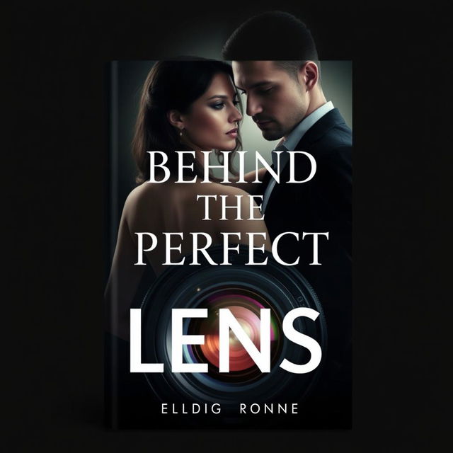 Create an e-book cover for a book titled 'Behind the Perfect Lens'