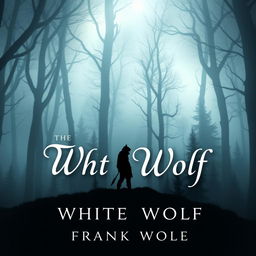 Create an e-book cover titled 'The White Wolf'