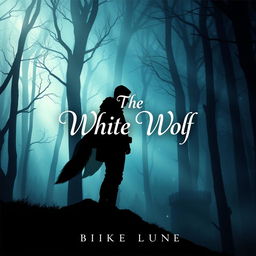 Create an e-book cover titled 'The White Wolf'