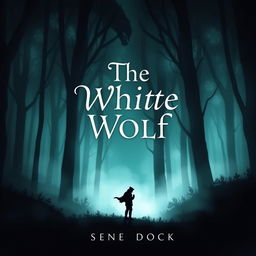 Create an e-book cover titled 'The White Wolf'