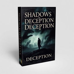 A captivating book cover titled 'Shadows Of Deception'