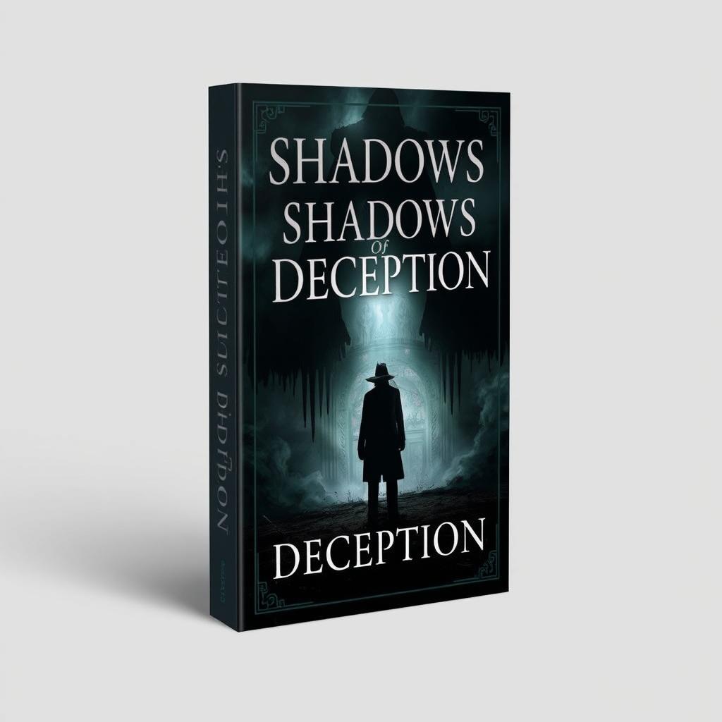 A captivating book cover titled 'Shadows Of Deception'