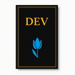 A black book cover with the title 'DEV' in bold letters