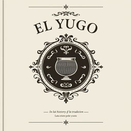 Una portada de libro titulada 'El Yugo Español', con un diseño clásico y elegante