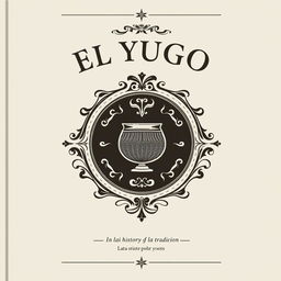 Una portada de libro titulada 'El Yugo Español', con un diseño clásico y elegante