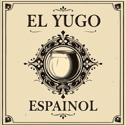 Una portada de libro titulada 'El Yugo Español', con un diseño clásico y elegante