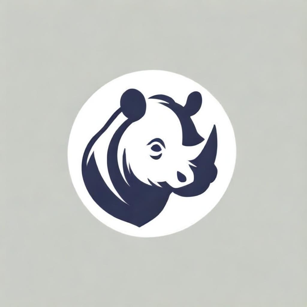 A logo featuring a strong and sturdy rhino associated with hardware tools