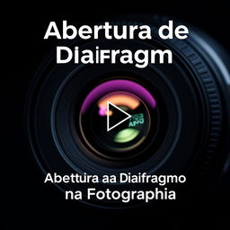 Create a video cover about aperture in photography