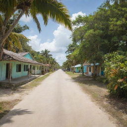 A snapshot of Belize featuring its breathtaking beaches, vast butterfly-filled rainforests, and vibrant, colourful streets in a flash.