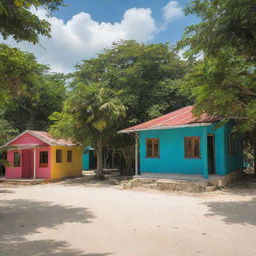 A snapshot of Belize featuring its breathtaking beaches, vast butterfly-filled rainforests, and vibrant, colourful streets in a flash.