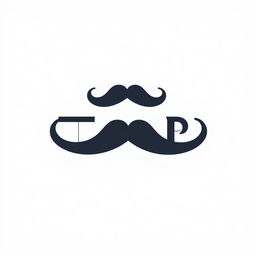 A logo concept for 'TOOR' featuring a stylized silhouette of a moustache and a car