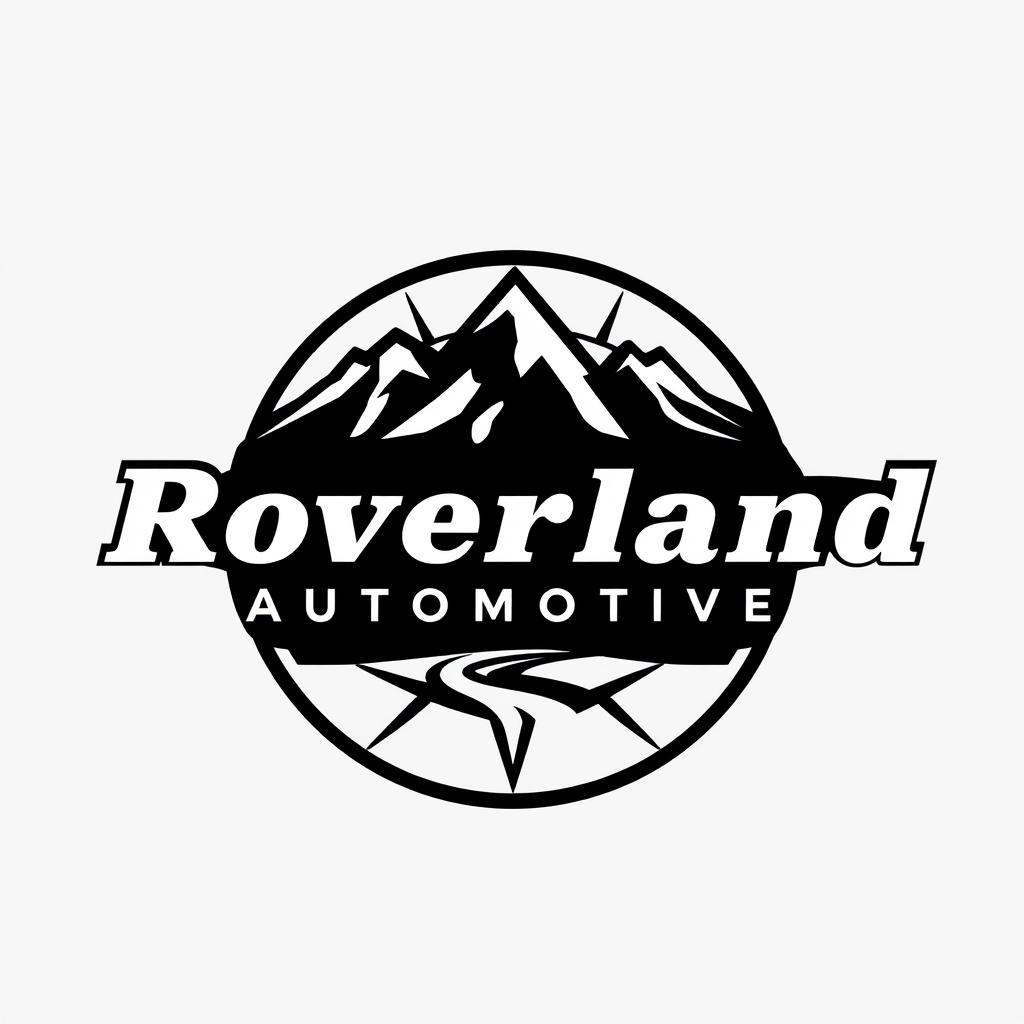 Design a logo for a car brand called Roverland Automotive